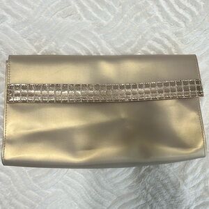 Christian Dior Parfums Gold Toiletry Clutch Cosmetic Bag